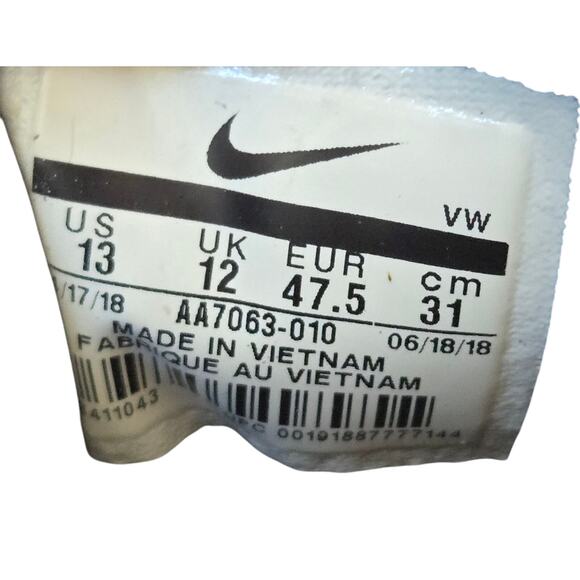 Nike Retaliation TR 2 Black Metallic Grey Men's Training Shoes Size 13 - Picture 8 of 8